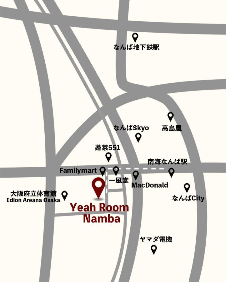 Yeah Room Namba Ōsaka Exterior foto